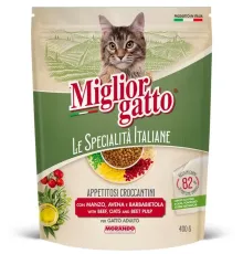 Miglior gatto Le Specialità Italiane Adult (Говядина, овес и свекла), 400 г