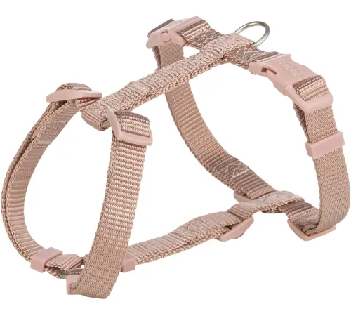 Trixie Шлея Premium H-harness пудровый, (XXS–XS): 20-32 см/10 мм