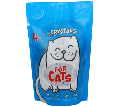 FOR CATS Наполнитель силикагелевый 4 л