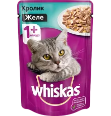Whiskas желе с кроликом, 85 г х 28 шт (уп)