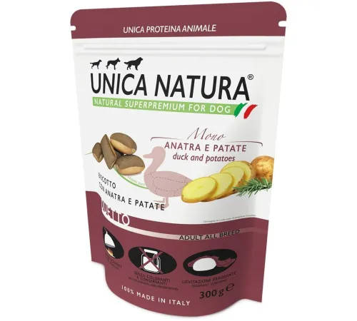 Unica Natura Mono Печенье с уткой и картофелем 300 г