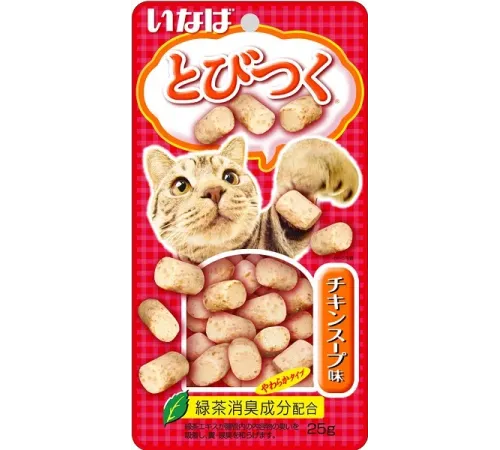 INABA Tobitsuku Лакомство c куриным бульоном, 25 г