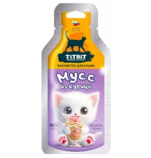 ТИТБИТ Мусс из курицы Лакомство для кошек, 15 г