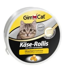 Gimcat Витаминизированные сырные шарики для кошек 200 г