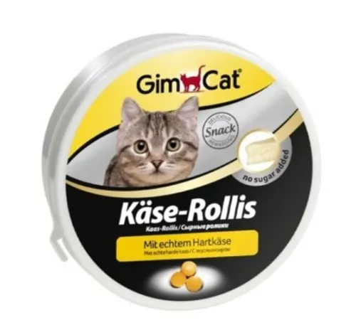 Gimcat Витаминизированные сырные шарики для кошек 200 г
