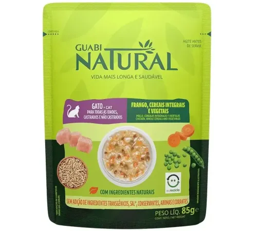 Guabi Natural Cat (Курица, цельнозерновые злаки и овощи), 85 г