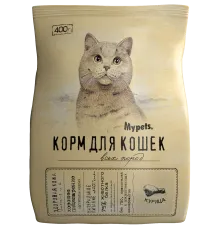 Mypets для кошек всех пород (Курица), 400 г
