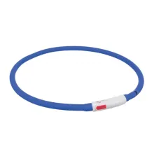 Trixie Ошейник светящийся USB Flash XS-XL синий