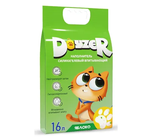 Doyzer Наполнитель силикагелевый (яблоко), 16 л