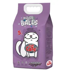 FOR CATS Наполнитель Magic Balls (лаванда), 5 л (УЦЕНКА)
