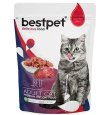 Bestpet Adult Cat (Говядина в желе), 85 г