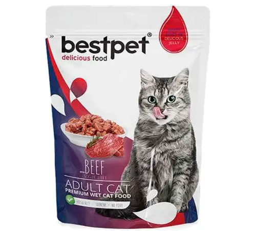 Bestpet Adult Cat (Говядина в желе), 85 г