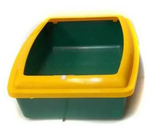 Лоток с бортом ВАКА, 41х31х9,5 см, красный