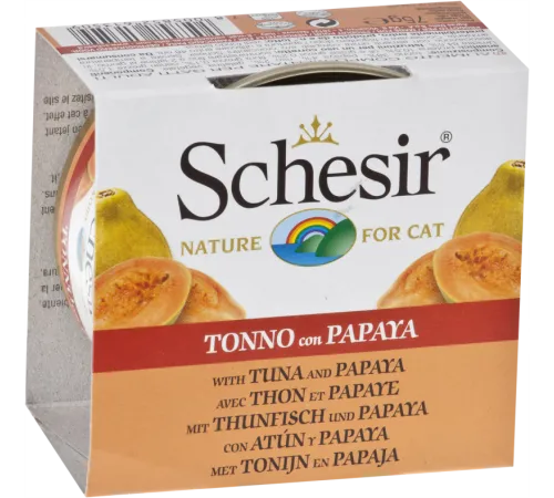 Schesir Tuna Papaya (Тунец, папайа) 75 г