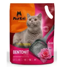 Murkel Наполнитель бентонитовый (Роза), 5 л/4 кг