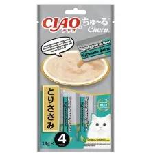 INABA CIAO CHURU Поддержание pH мочи Куриное филе, 14 г х 4 шт