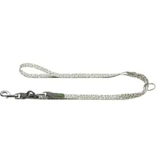 Hunter Регулируемый поводок  T-Leash Convenience Refl Glow, белый/леопарад, 15/200