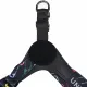 United Pets Шлейка Complete me, черный с разноцветными булавками, 1,5 х 34-42 см