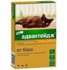 Elanco Адвантейдж для котят и кошек до 4 кг, 1 пипетка