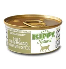 Kippy Cat Natural Консервы с курицей и сыром, 70 г