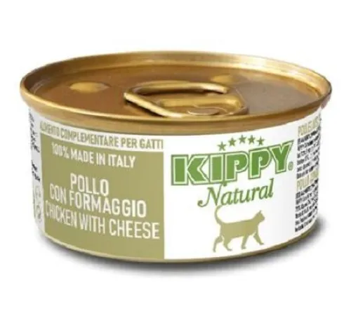 Kippy Cat Natural Консервы с курицей и сыром, 70 г