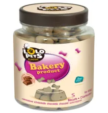 Lolo Pets Бисквиты Косточки шоколадные S