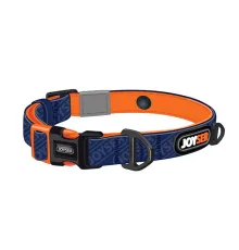 Joyser Walk Base Collar Ошейник для собак M, синий с оранжевым