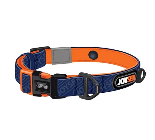 Joyser Walk Base Collar Ошейник для собак M, синий с оранжевым
