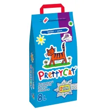 PrettyCat Наполнитель глиняный Naturel (Лаванда), 4 кг (8 л)