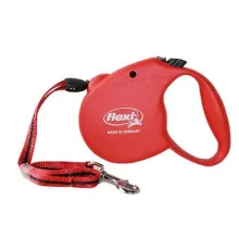 Рулетка Flexi Standard M трос 5 м красная