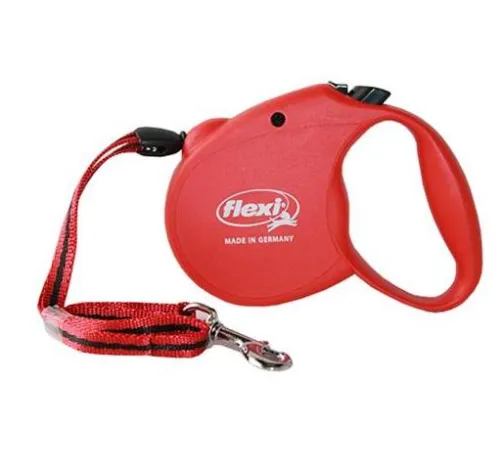Рулетка Flexi Standard M трос 5 м красная