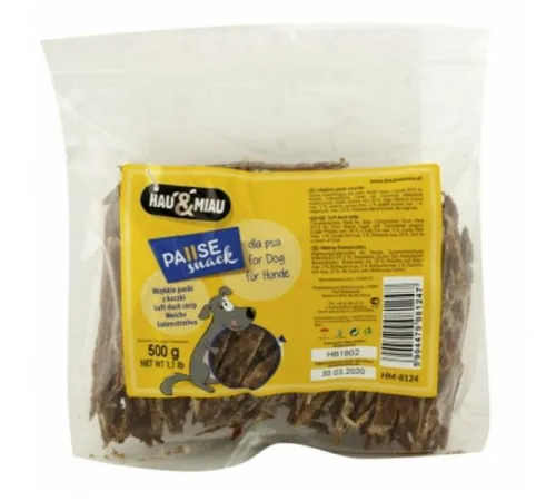 Lolo Pets Мясные полоски из утки, 500 г (пакет)