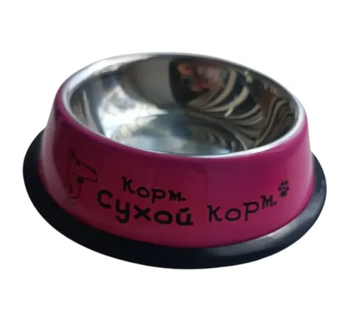 Ekia Металлическая миска для животных, S 16 см