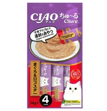 INABA CIAO Churu Тунец Магуро и лобстер, 14 г х 4 шт (уп)