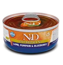 Консервы Farmina N&D Pumpkin Cat (Ягненок, тыква, черника), 70 г