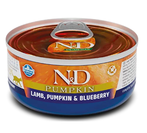 Консервы Farmina N&D Pumpkin Cat (Ягненок, тыква, черника), 70 г