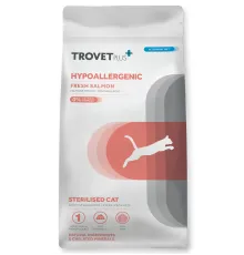 Trovet Plus Sterilised Cat Hypoallergenic (Лосось), 1,2 кг срок до 19.08.2026 г