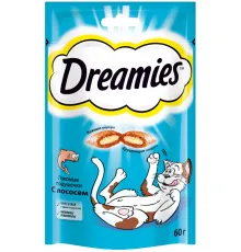 Dreamies Подушечки для кошек с лососем 60 г