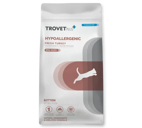 Trovet Plus Hypoallergenic Kitten (Индейка), 1,2 кг