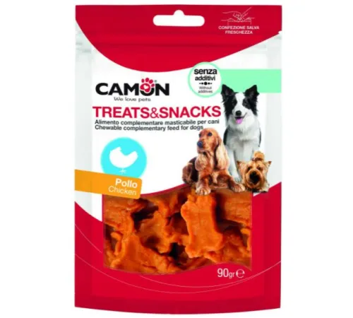 CAMON Снэки куриные в форме косточки, 90 г
