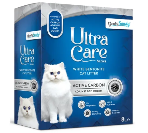 BentySandy Наполнитель Ultra Care Active Carbon, 8 л