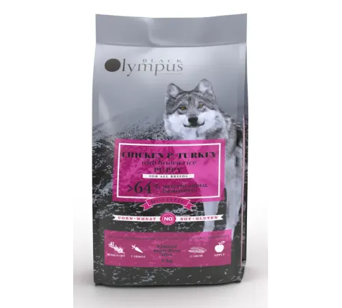 Black Olympus Puppy All Breeds (Курица, индейка), 12 кг