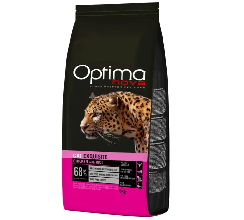 Optimanova Cat Exquisite (Курица и рис), 2 кг