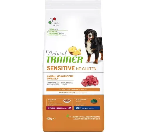 Trainer Natural Sensitive Medium/Maxi Adult Dog (Ягненок) 3 кг