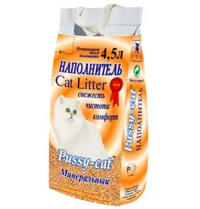 Наполнитель Pussy Cat минеральный 4,5 л