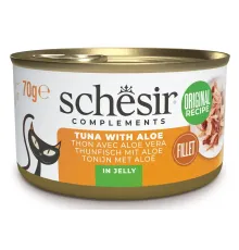 Schesir Complements Cat (Тунец, алоэ в желе), 70 г