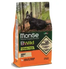 Monge Dog BWild Grain Free Adult Mini (Утка, картофель) 2,5 кг