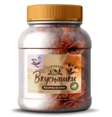Домашние вкусняшки Лакомство Колечки из утки, 500 г