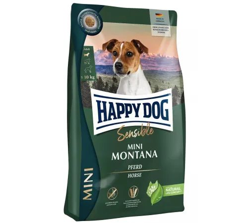 Happy Dog Sensible Mini Montana (Конина), 4 кг