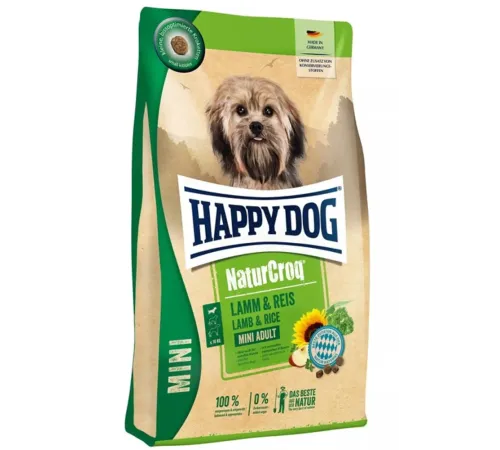 Happy Dog NaturCroq Adult Mini (Ягненок и рис), 4 кг